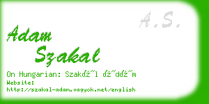 adam szakal business card